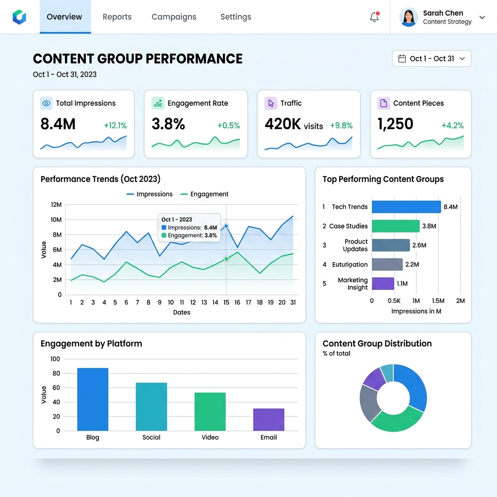 Content Group Performance