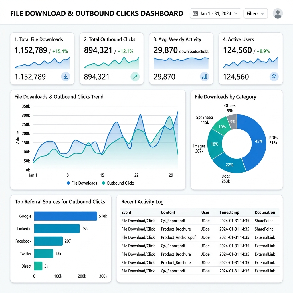 File Download & Outbound Clicks