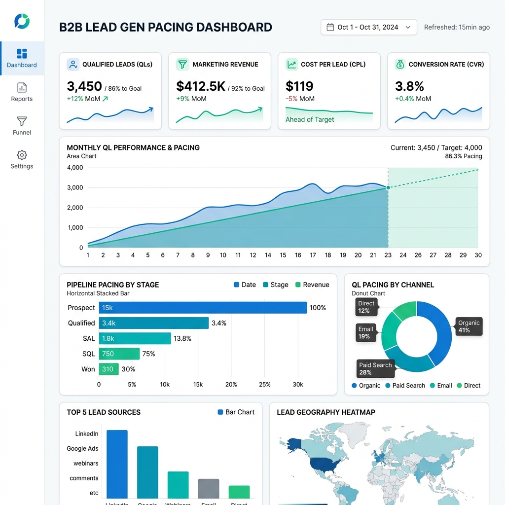 B2B / Lead Gen Pacing
