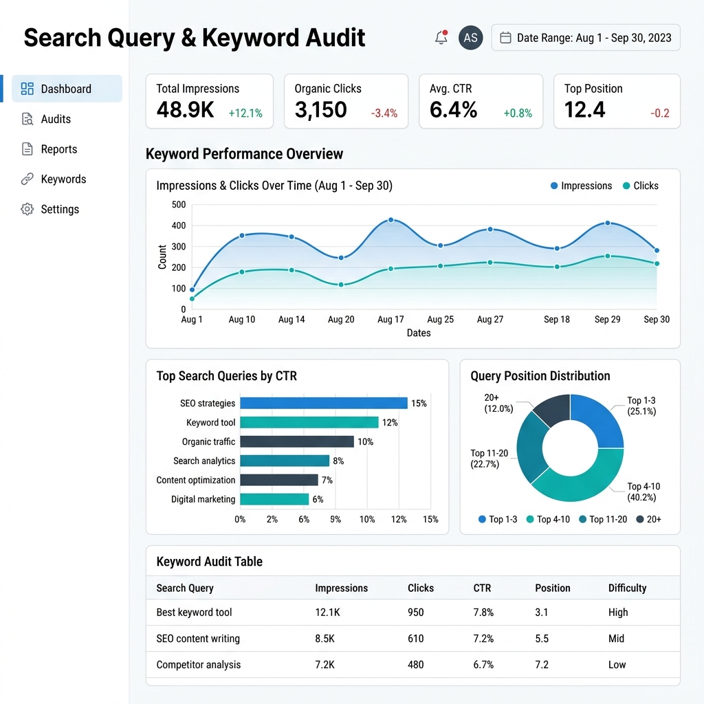 Search Query & Keyword Audit