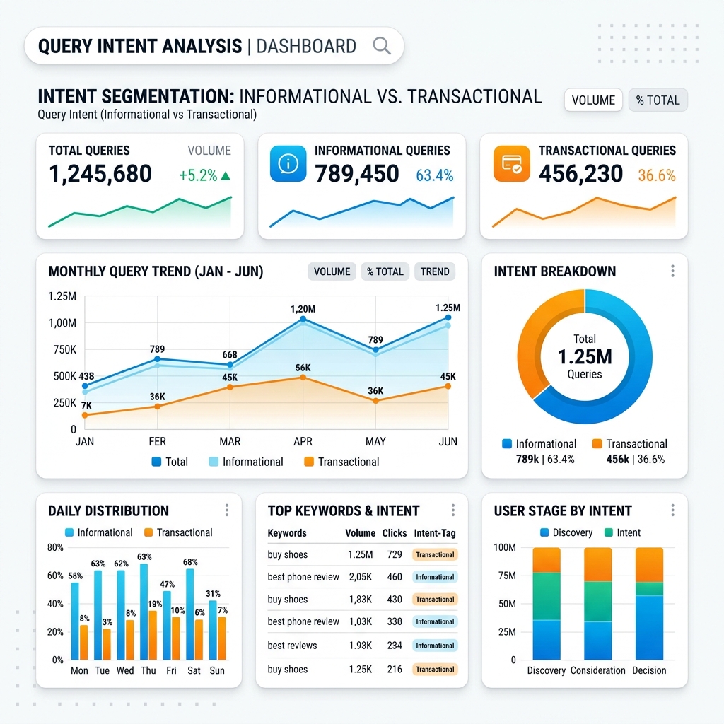Query Intent (Informational vs Transactional)