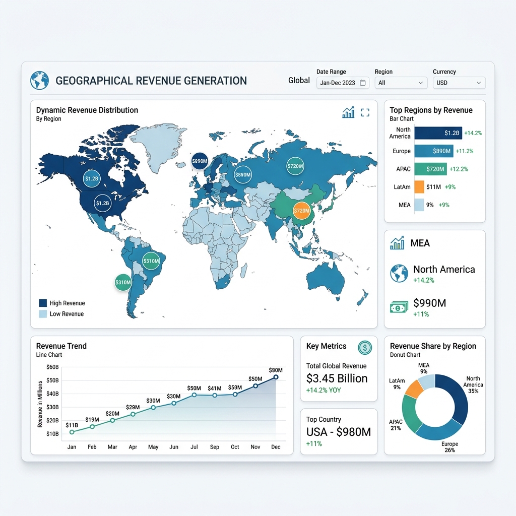 Geographical Revenue Generation