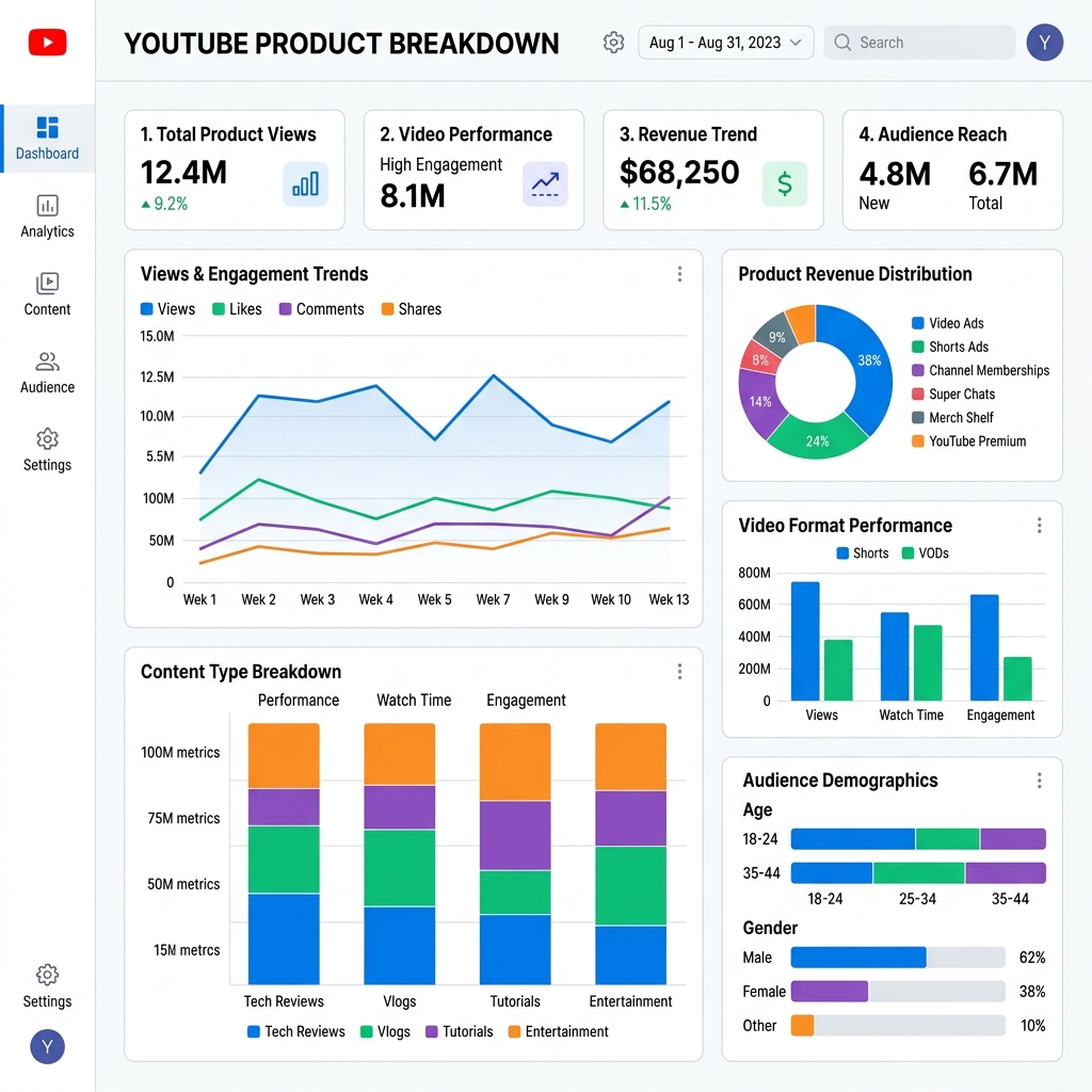 YouTube Product Breakdown