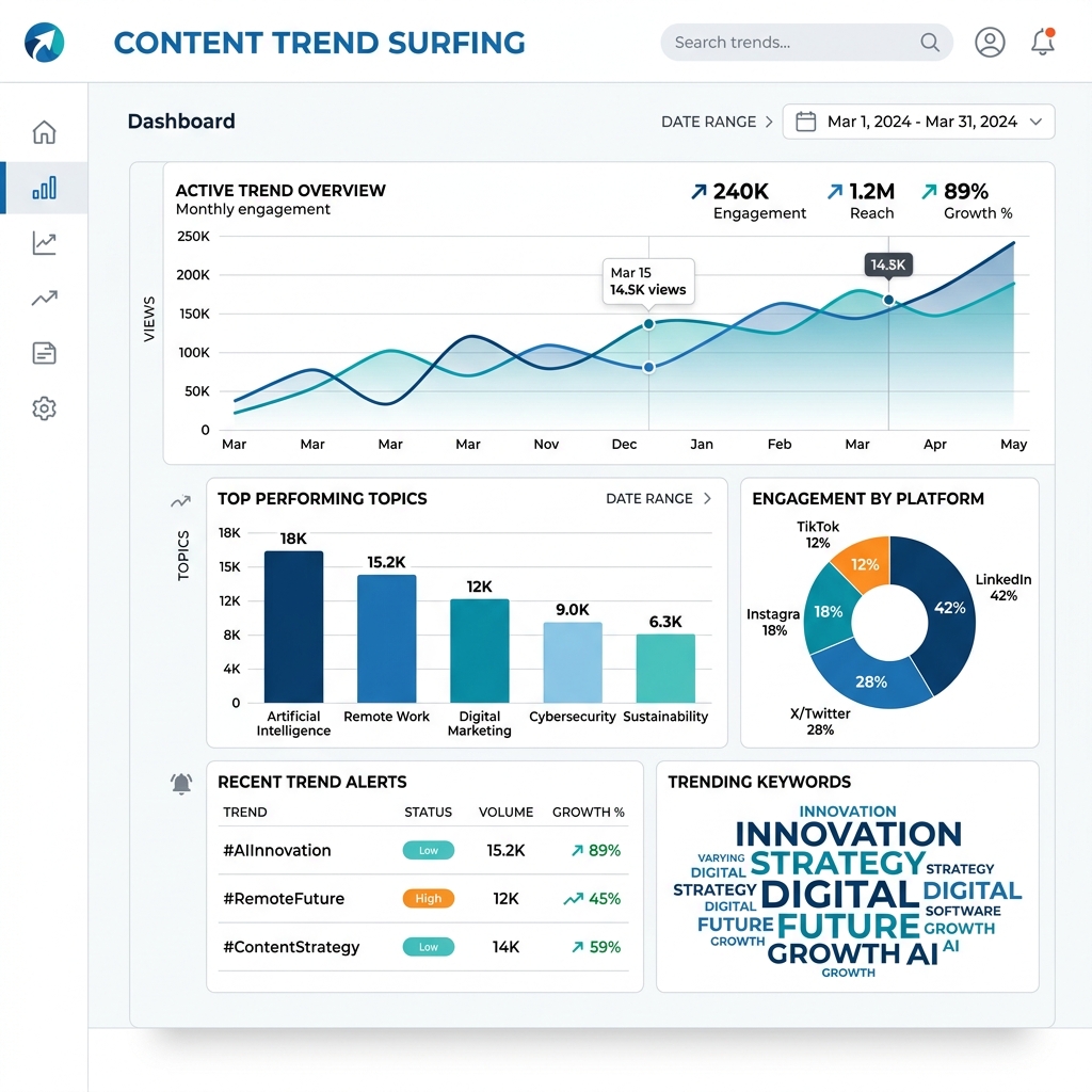 Content Trend Surfing